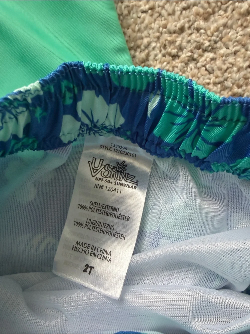 Uv Skinz size 2t